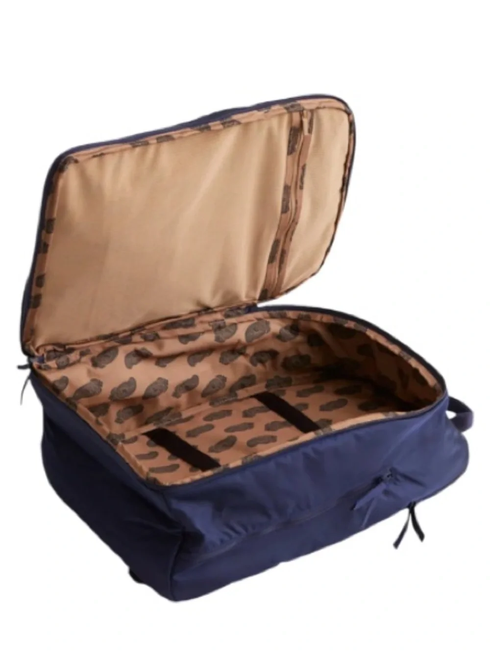 NWT Vera Bradley Westover Hybrid Multipocket Laptop Lay Flat Backpack Navy Blue